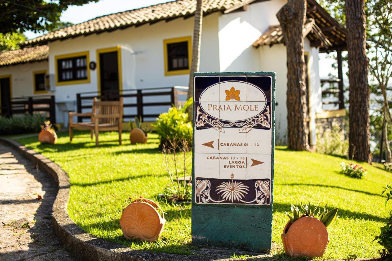 Florianópolis Pousada Cabanas Da Praia Mole מראה חיצוני תמונה