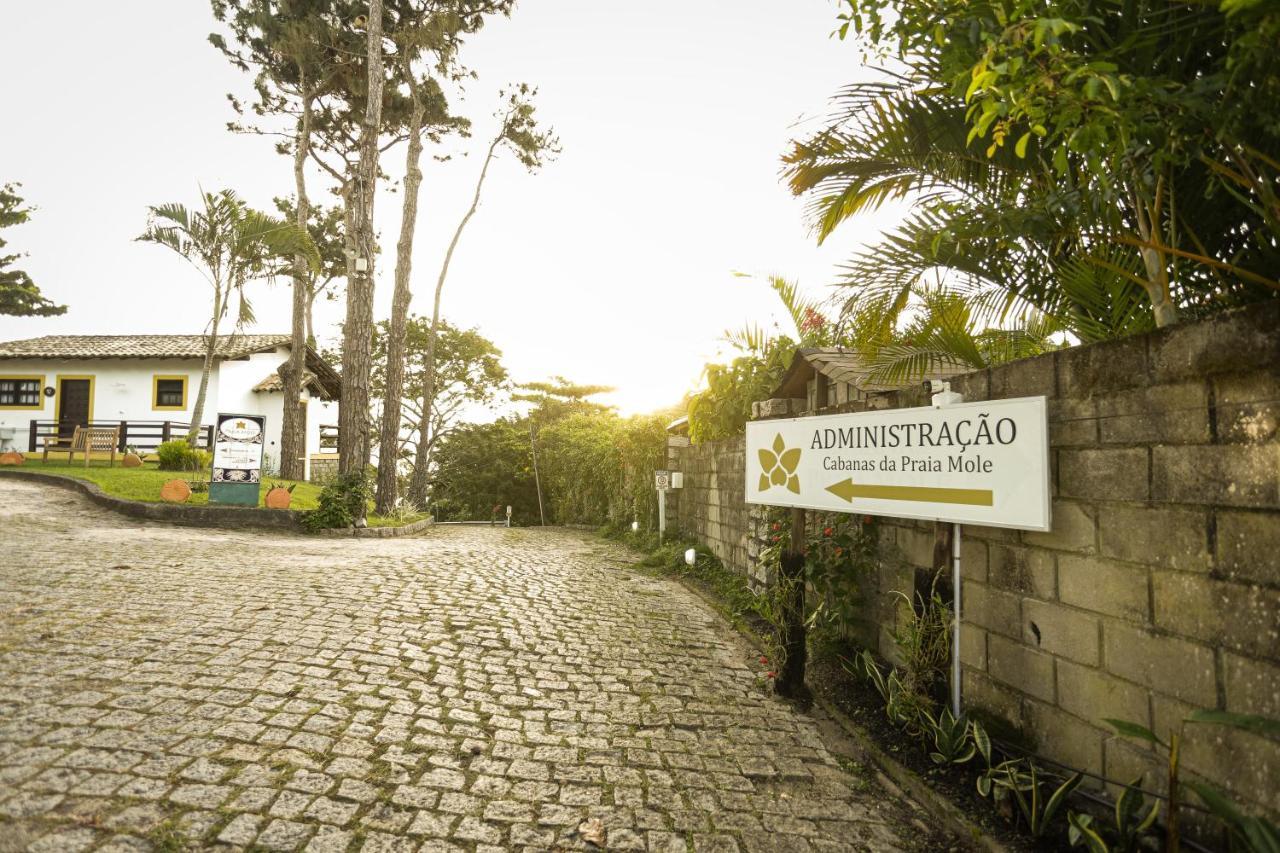 Florianópolis Pousada Cabanas Da Praia Mole מראה חיצוני תמונה