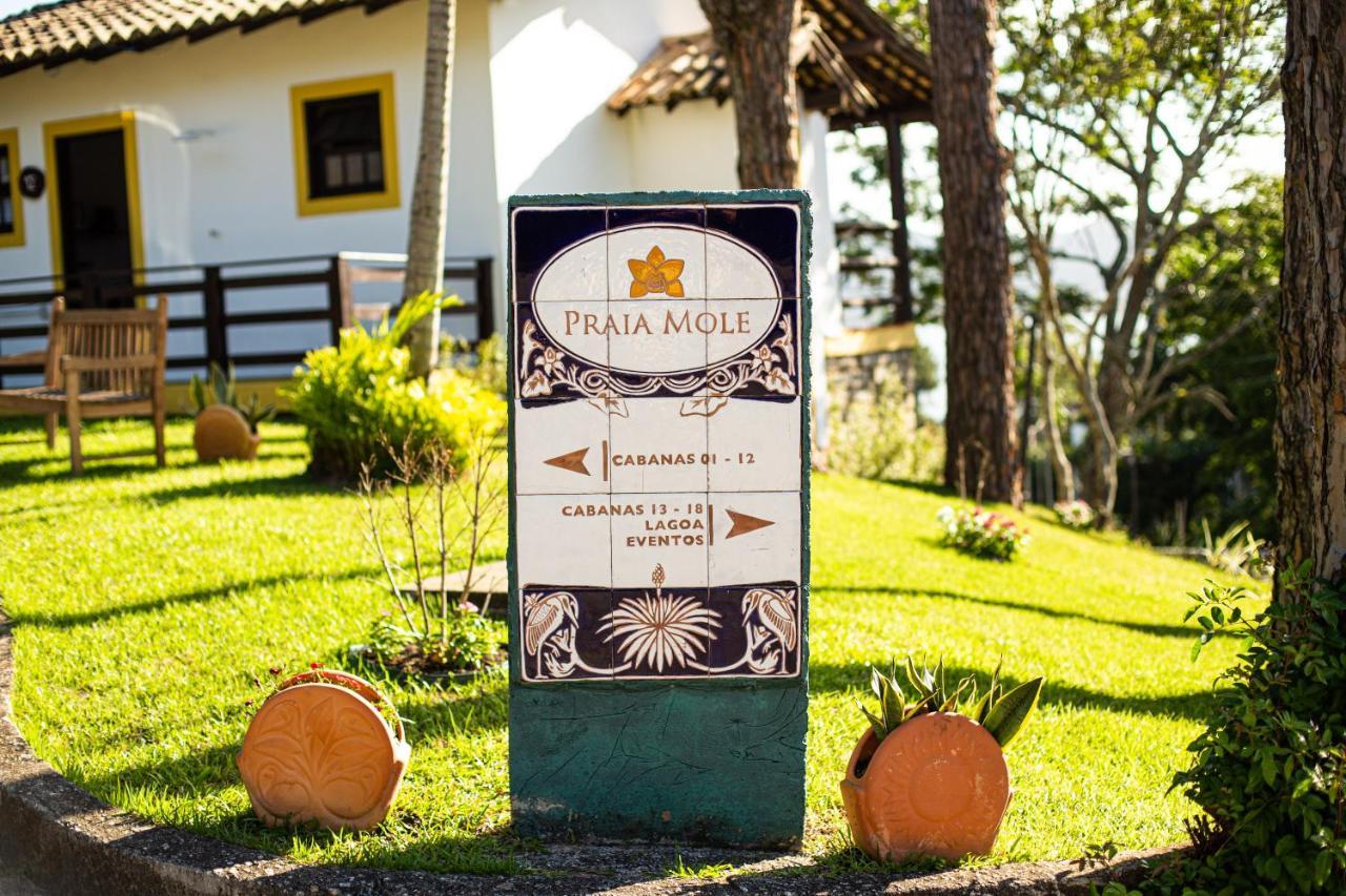 Florianópolis Pousada Cabanas Da Praia Mole מראה חיצוני תמונה